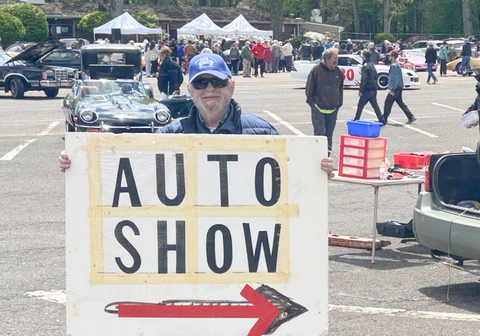 barry with car show sign
